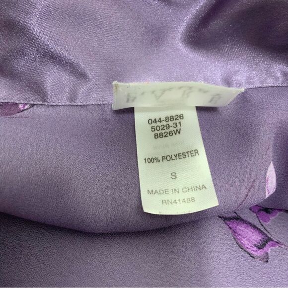 BARE LUXURY Semi sheer and satin loungewear pajama set - Picture 5 of 7